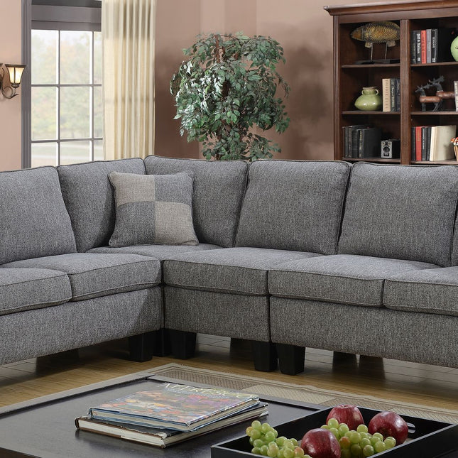 Grey Sectional C-5351