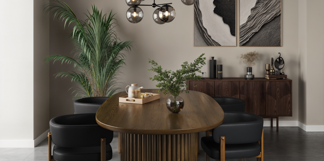 Odilia Dining Table in Walnut