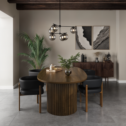 Odilia Dining Table in Walnut