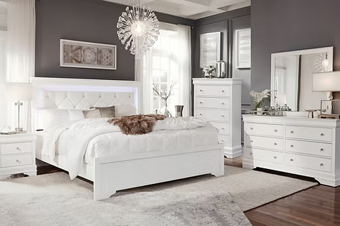 Pompei (White) Bed Set