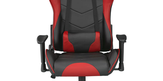 GAMING DESK & CHAIR SET, BLACK/RED