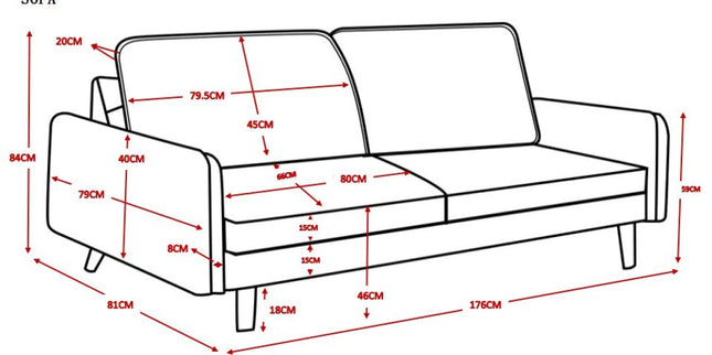 Ellison Sofa 70991 3 seater