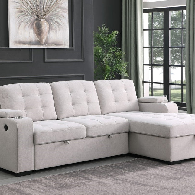 Lennox Sectional Sofa Sleeper bed 69623