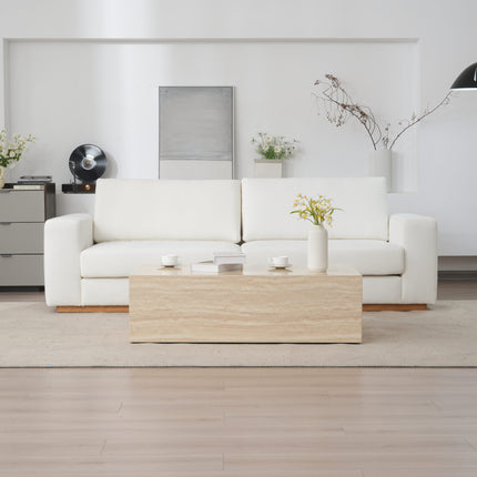 Minimalist Modern Sherpa Sectional Loveseat AF-SF018WE